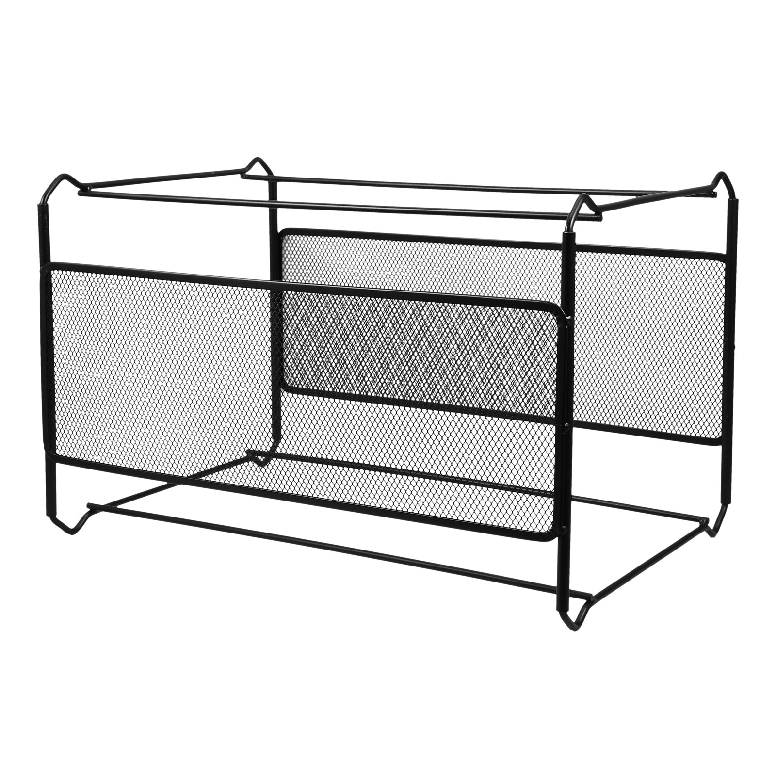 Magazine Holder Rack - Metal Mesh File Holder Desktop Document