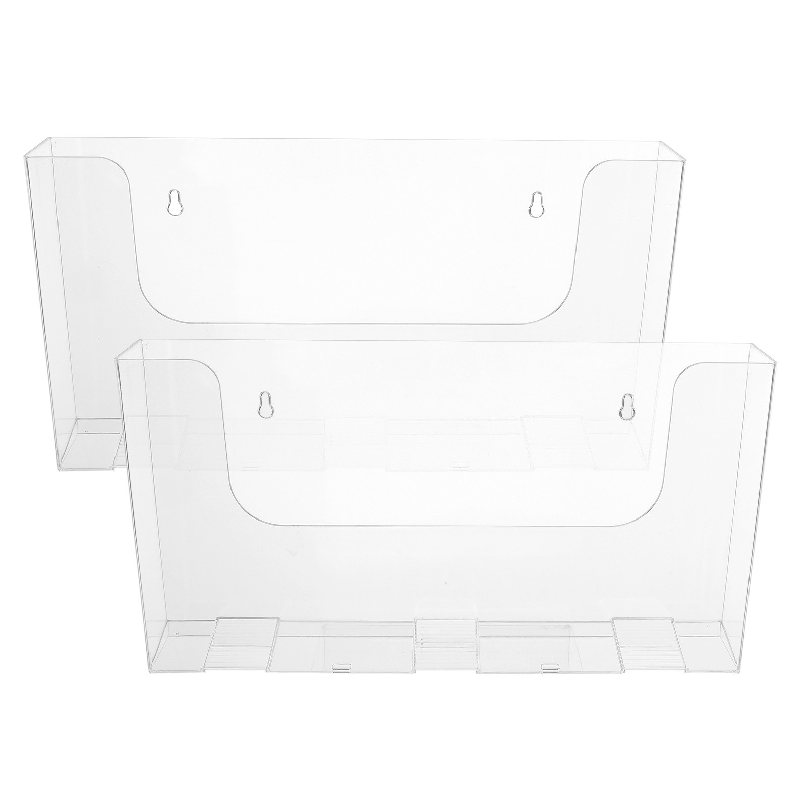 Acrylic Wall File Holder 2 Pac - đánh giá và giá Magazine Holder Rack