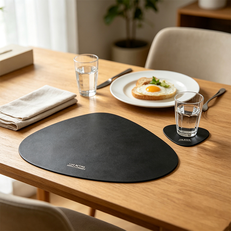2/4/8/12pcs Teardrop Leather P - đánh giá và giá Leather Desk Pad