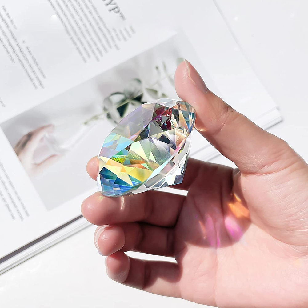 AB46-2PCS 50 Mm/ 2 Inch AB Col - đánh giá và giá Paper Weight Crystal