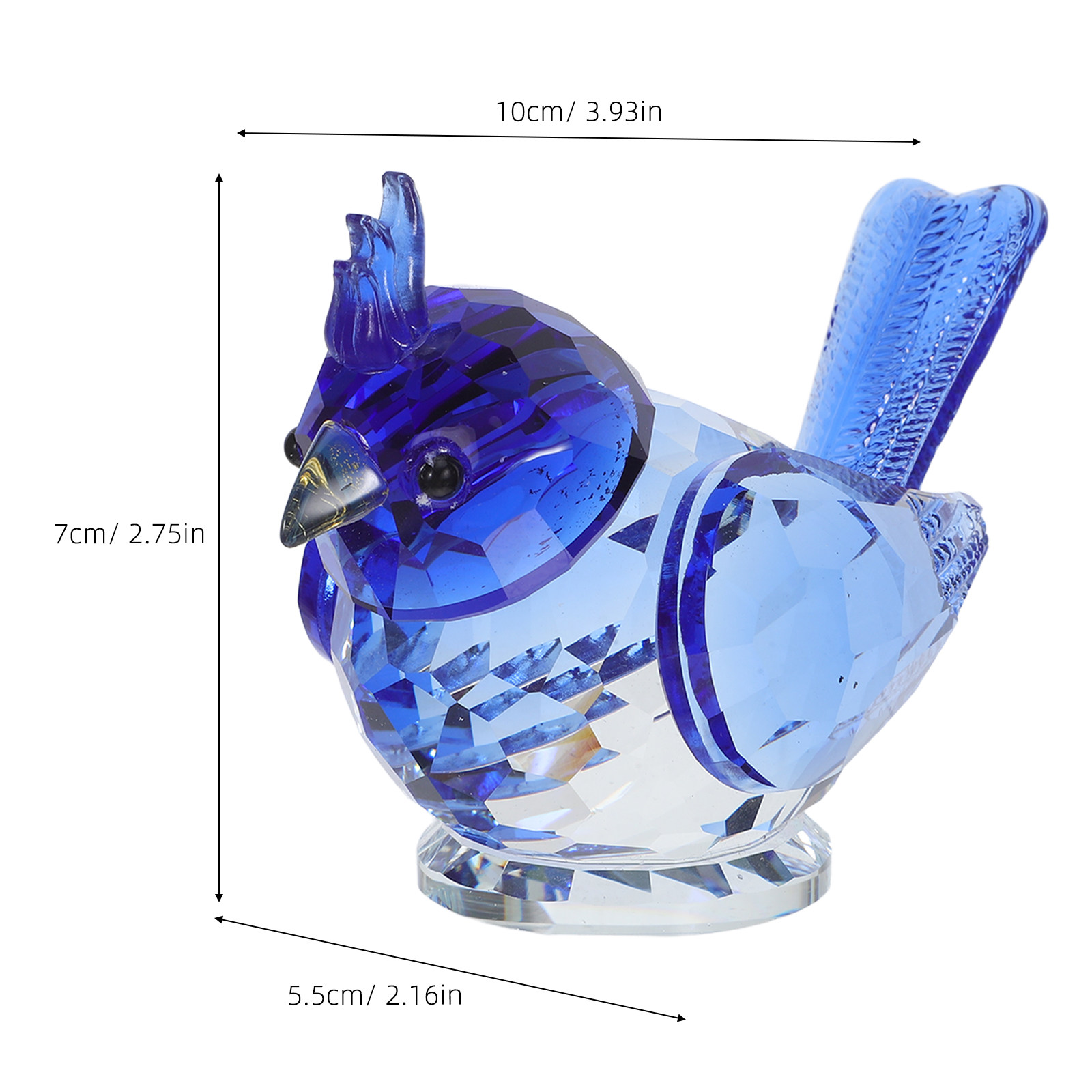 Small Crystal Bird Sculpture D - đánh giá và giá Paper Weight Crystal