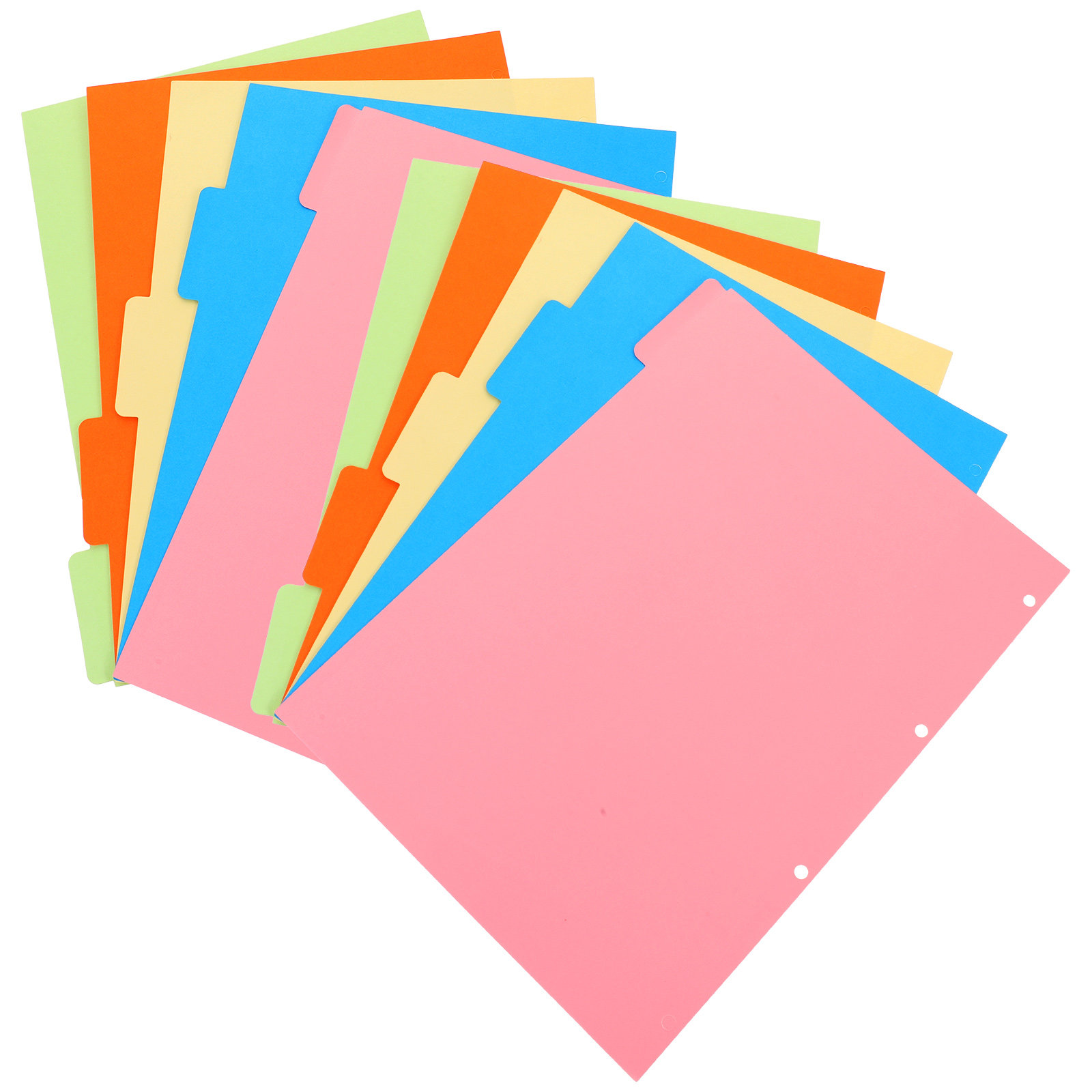2Sets Colored Binder Dividers  - đánh giá và giá Tab Divider A4