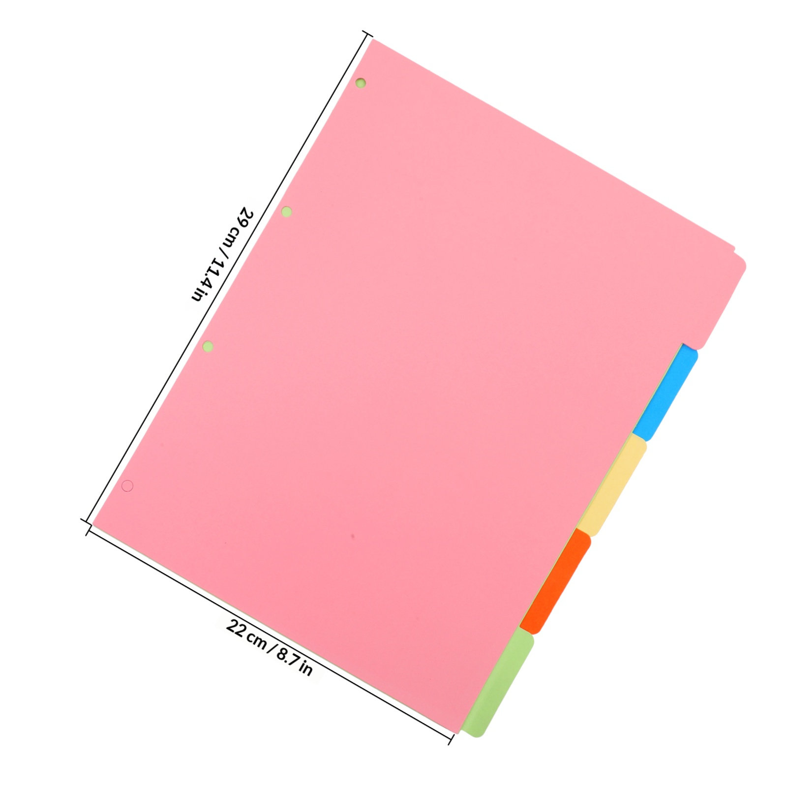 2Sets Colored Binder Dividers  - đánh giá và giá Tab Divider A4