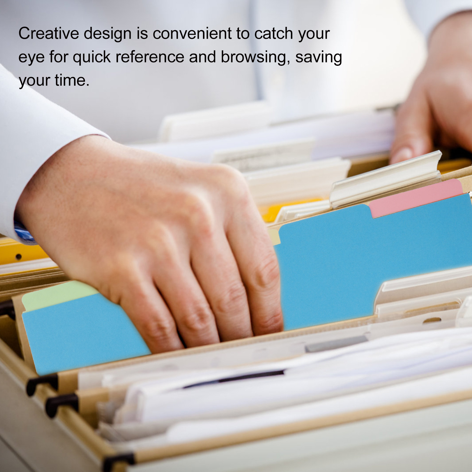 10Pcs Colored Binder Dividers  - đánh giá và giá Tab Divider A4