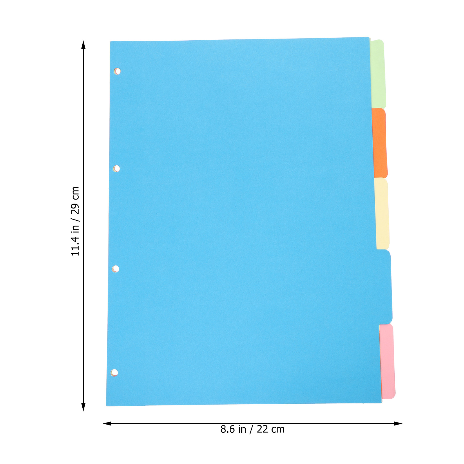 10Pcs Colored Binder Dividers  - đánh giá và giá Tab Divider A4