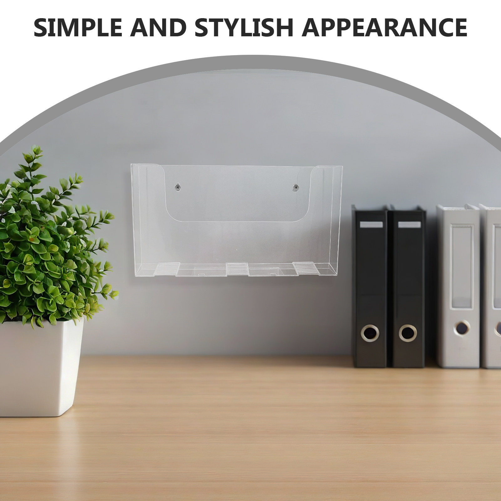 Acrylic Wall File Holders 2 Pa - đánh giá và giá Magazine Holder Rack