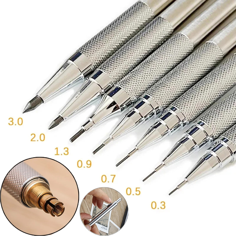 Mechanical Pencil Set 0.3 0.5  - đánh giá và giá Mechanical Pencil 0.3
