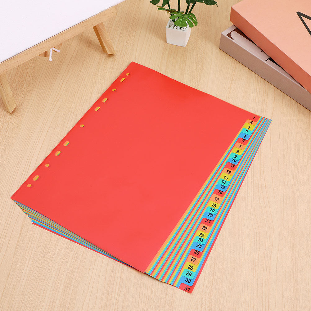 2Sets A4 Index Dividers Plasti - đánh giá và giá Tab Divider A4
