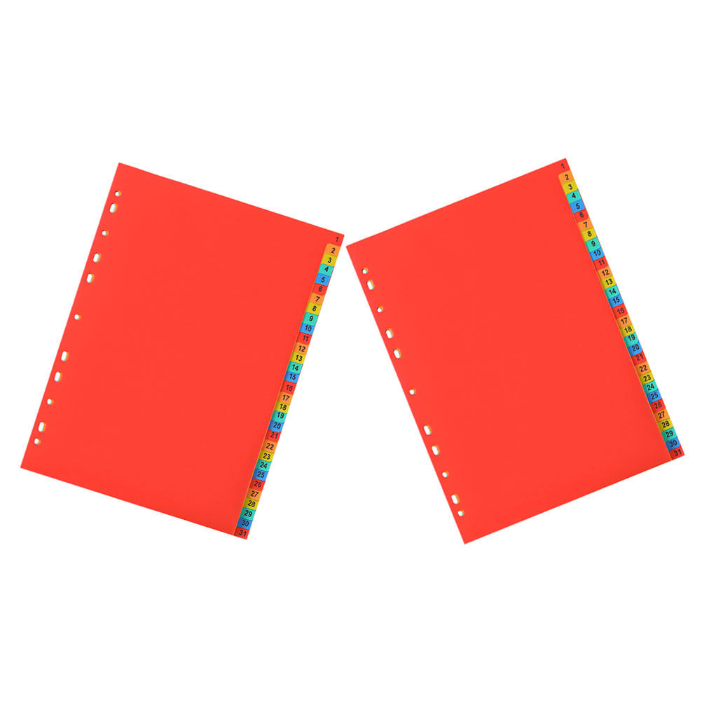 2Sets A4 Index Dividers Plasti - đánh giá và giá Tab Divider A4