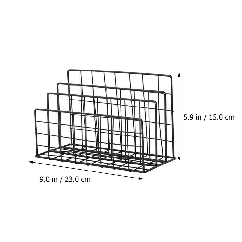 Desktop Mail Organizer Metal S - đánh giá và giá Magazine Holder Rack